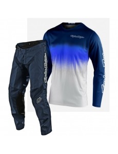 CONJUNTO TROY LEE DESIGNS 2021 GP STAIN'D - NAVY / BRANCO